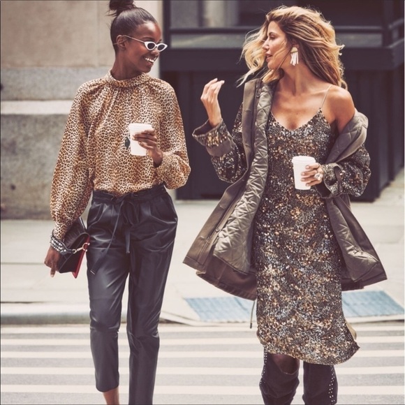 Joie Sequin Embellished Statement Sequin Sleeve Anorak Trench Jacket NWT - Picture 8 of 12